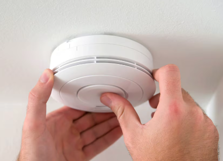 Testing Smoke Detector 